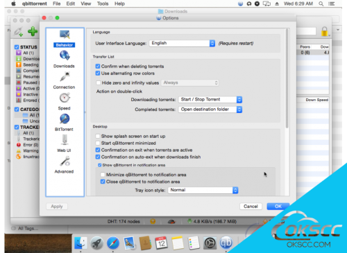 关于qBittorrent Mac OS X 版本的更多信息