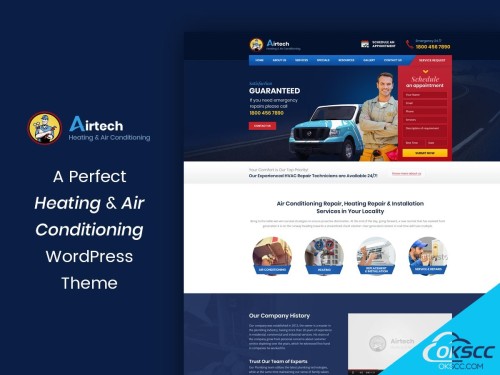 More information about "Airtech NULLED - Plumber HVAC and Repair 主题"